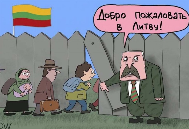 Лукашенко литовцам: хотели беженцев? Получите!