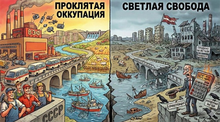 ​ЛАТВИЯ ТРЕБУЕТ 800 МИЛЛИАРДОВ ЗА ПРОШЛОЕ