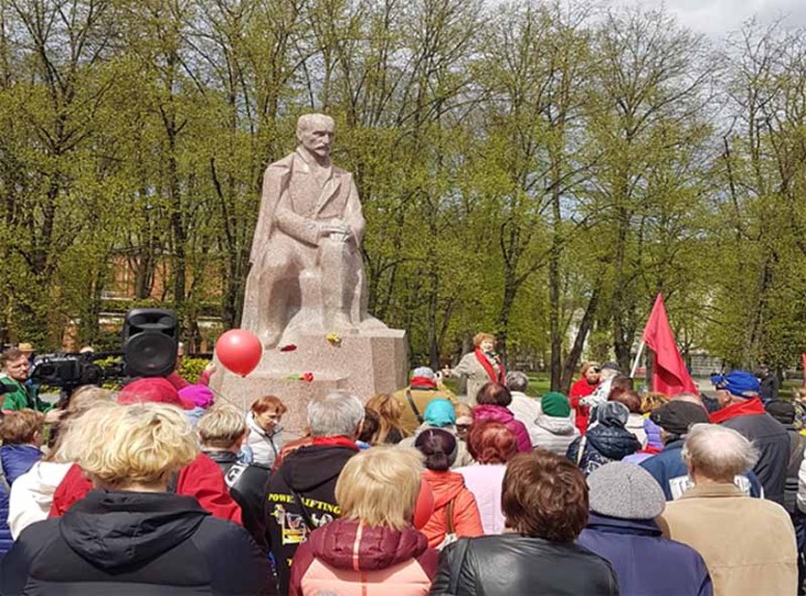 ПЕРВОМАЙ В РИГЕ БЫЛ СОЛНЕЧНЫМ