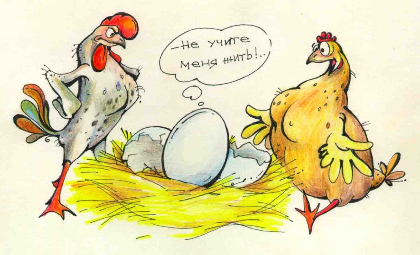 Яйца курицу не учат